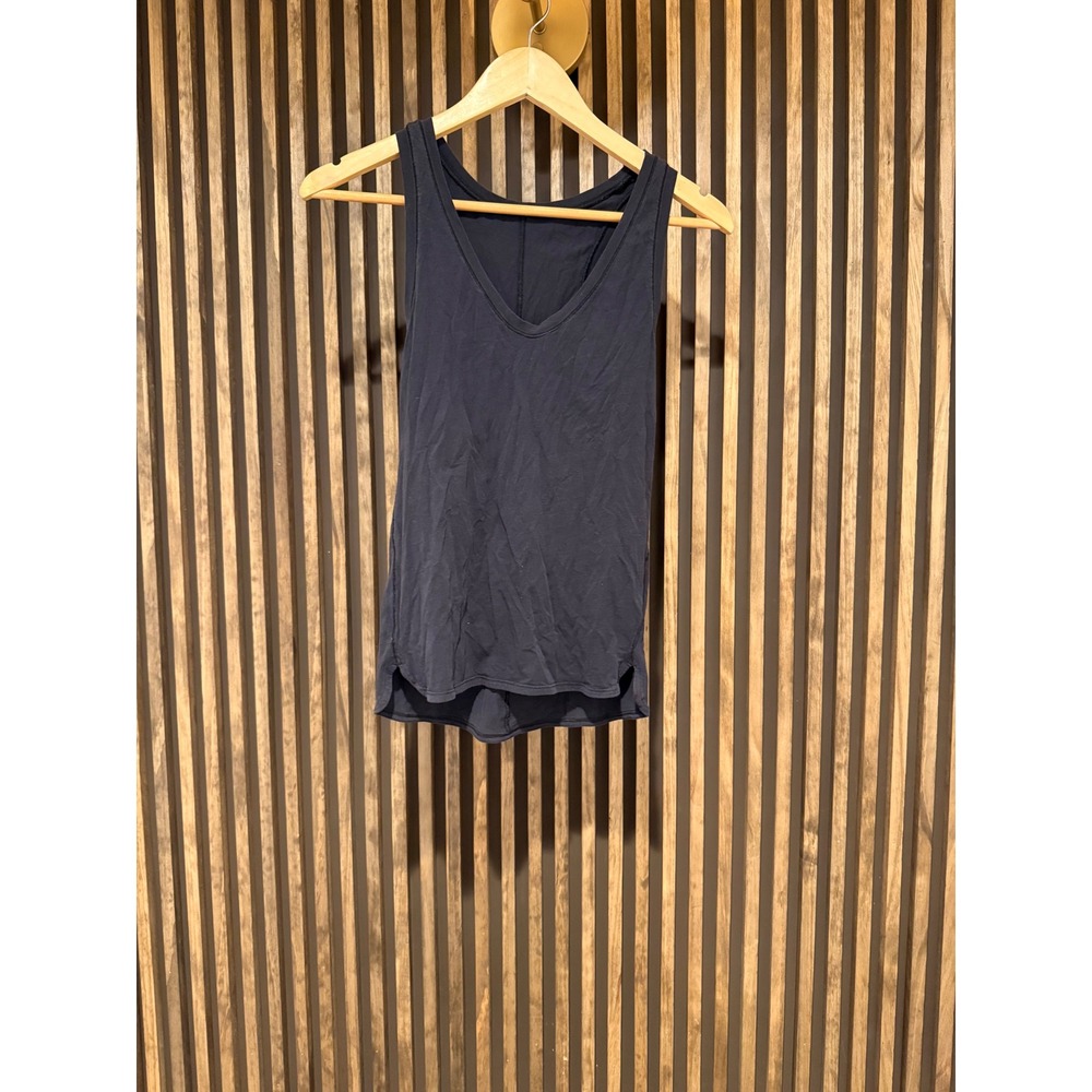 Lululemon Womens Tank Top Black Athletic‎ Sleeveless V Neck Casual